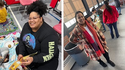Yiselle, before and after bariatric weight loss surgery