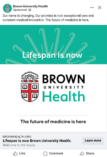 Brown University Health Bridge Campaign Social Ad Medium