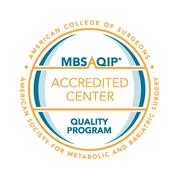 MBS QIP accredited center for bariatric surgery logo