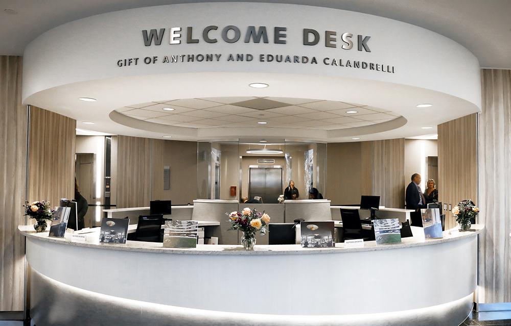 New RI Hospital Lobby Welcome Desk