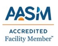 Logo of accreditation from the American Academy of Sleep Medicine for Saint Anne's Hospitall's Center of Sleep Medicine