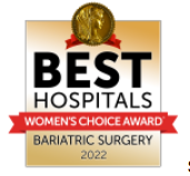 Saint Anne's Hospital's Women's Choice Award for Best Hospital for Bariatric Surgery