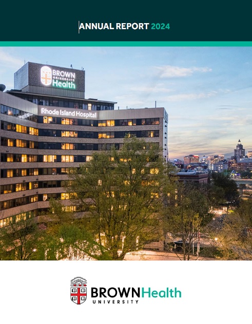 Cover of Brown University Health Annual Report 2024
