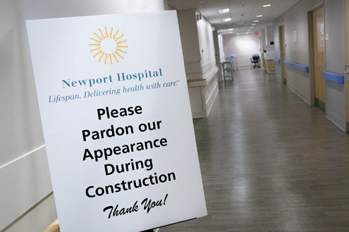 Newport Hospital ED Under Construction