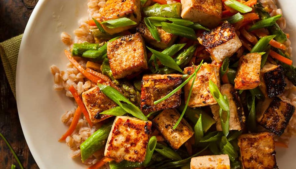 Plant based diet meal