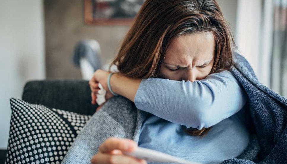 Women checking temperature