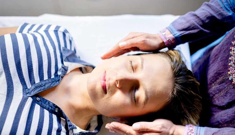 Women receiving Reiki