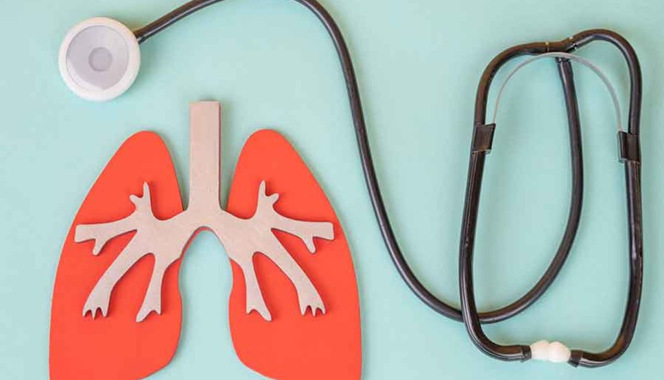 lungs and stethoscope graphic