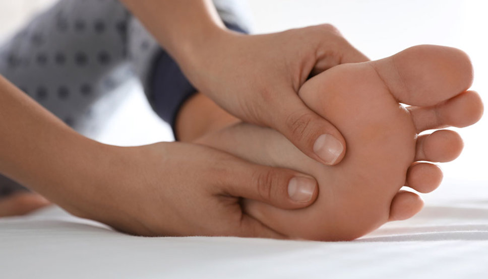 Women with foot pain