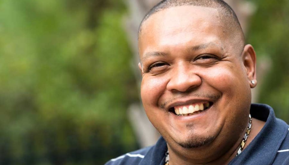 Man smiling