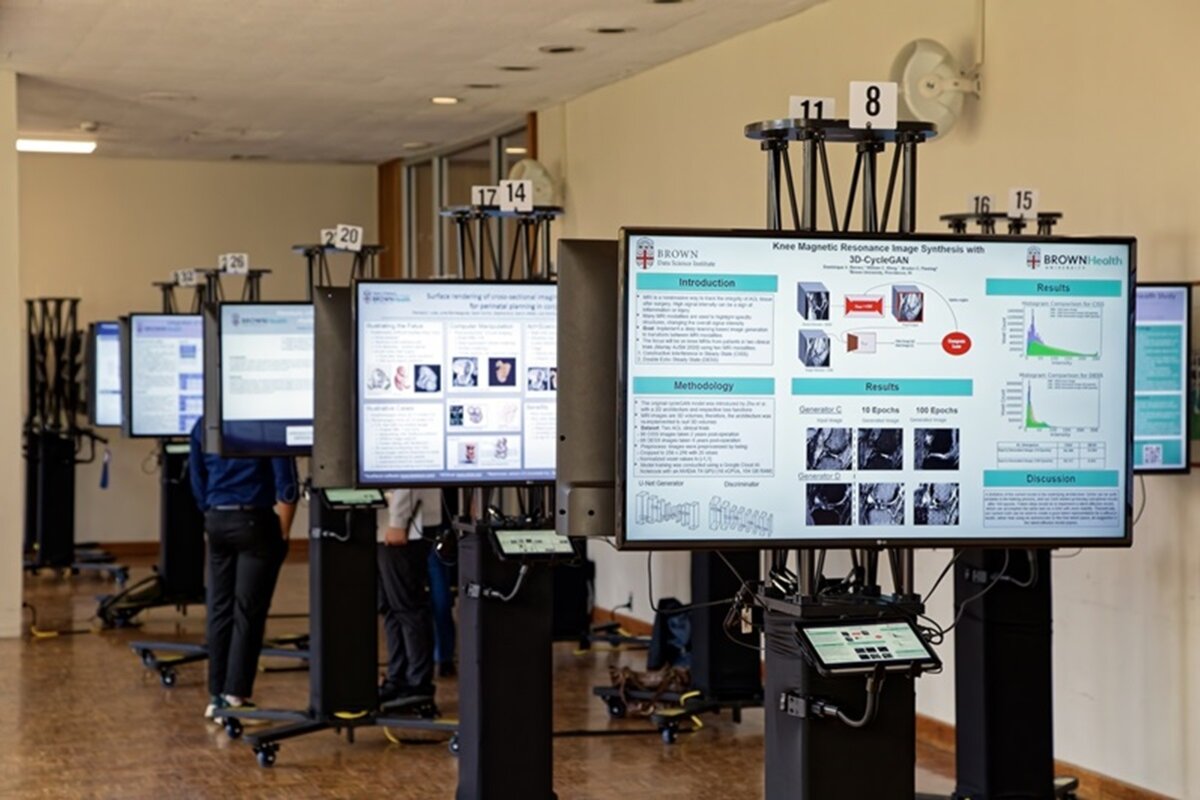 Lineup of digital posters