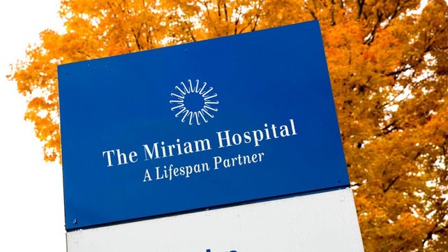 The Miriam Hospital sign 