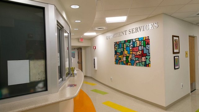 Information desk at Verrecchia Clinic