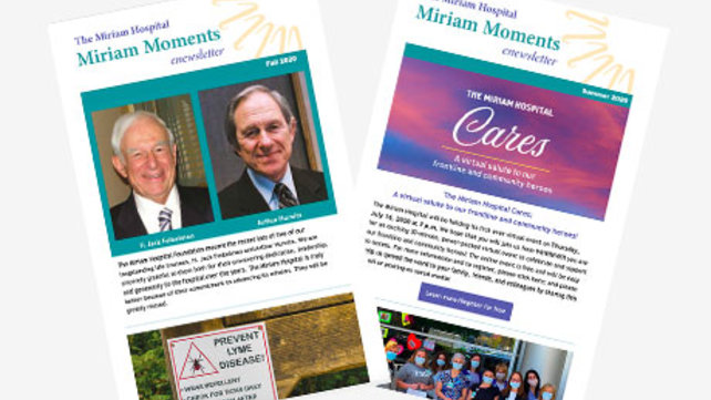 The Miriam Hospital e-news
