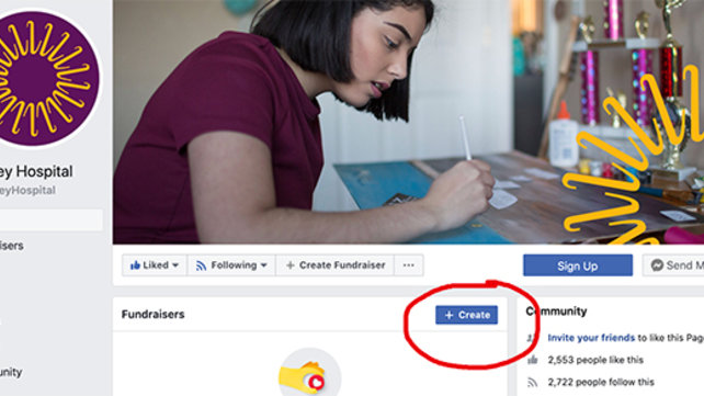 Facebook Fundraising Bradley Hospital