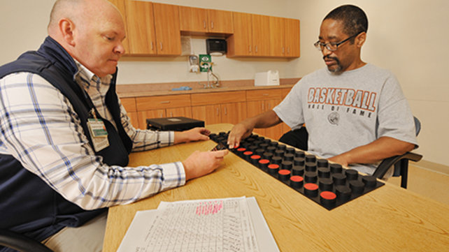 Male adult benefiting from Outpatient Rehabilitation Services