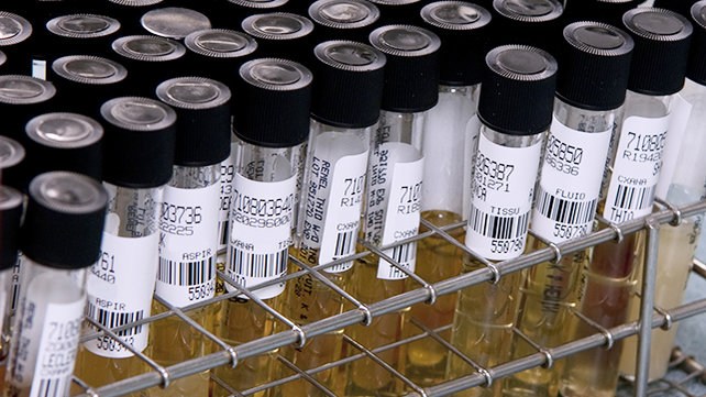 Test tubes for clinical trials research