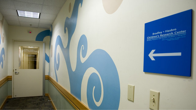 Bradley Hasbro Research Center hallway