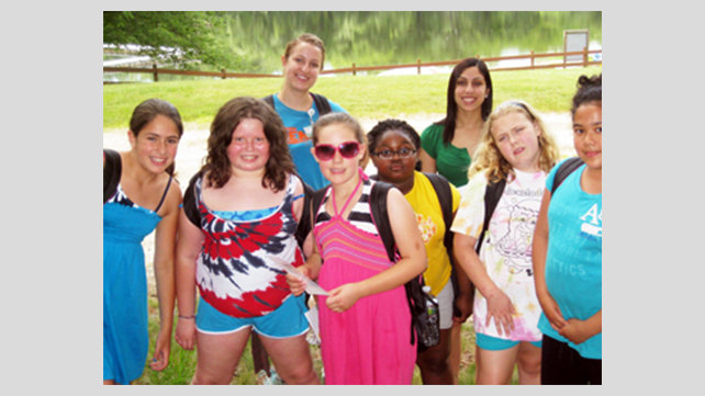 Participants of asthma camp