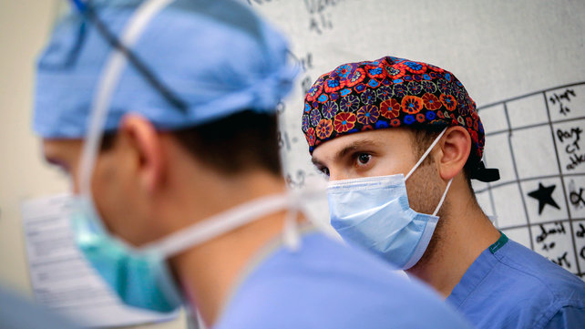 Doctors in the emergency room