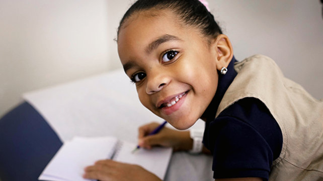 Child in a doctor's office