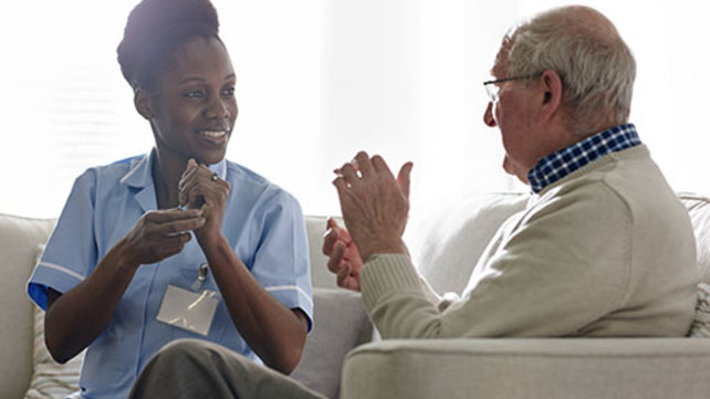 Interpreter with a patient