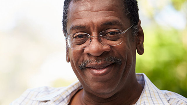 A man standing outdoors.