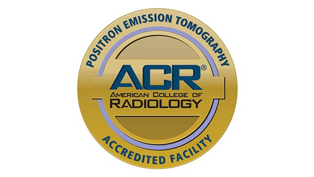 Logo for ACR PET accreditation