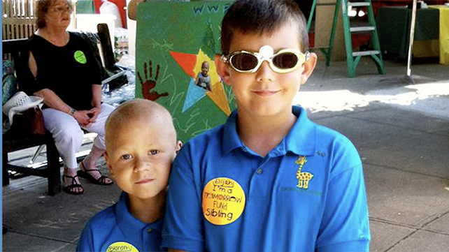 Siblings at Camp Dotty