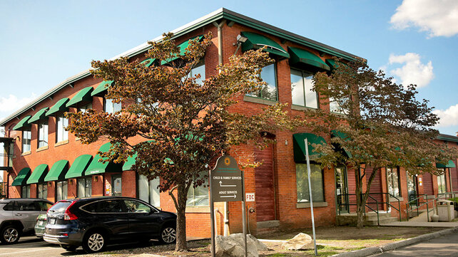 Exterior of Gateway location at 105 Bacon Street, Pawtucket.