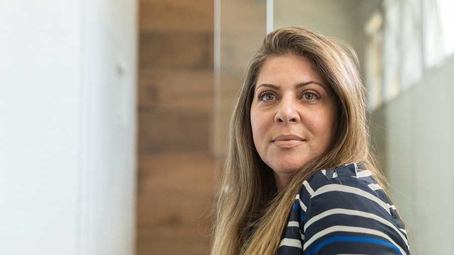 Women looking pensive