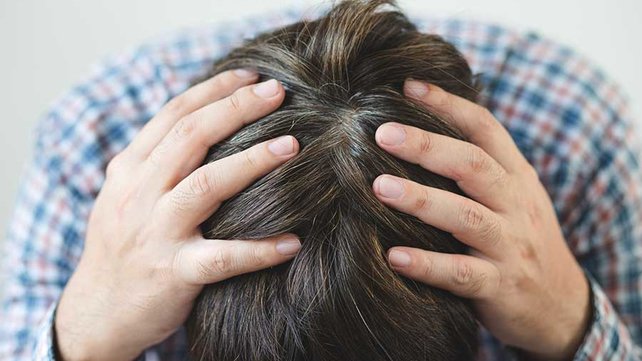 Man with Post COVID19 Brain Fog