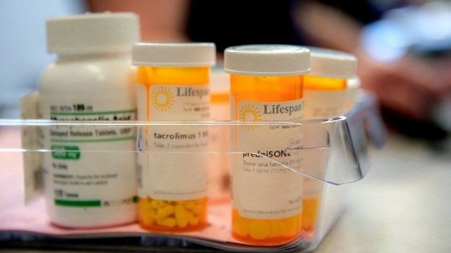 Photo of medication bottles