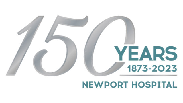 Newport Hospital celebrating 150 years logo