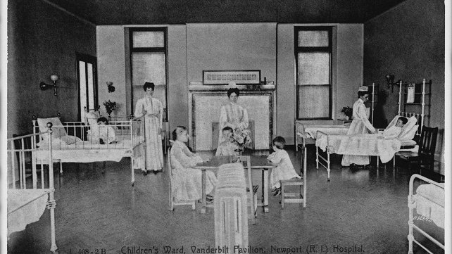 Newport Hospital children's ward historical