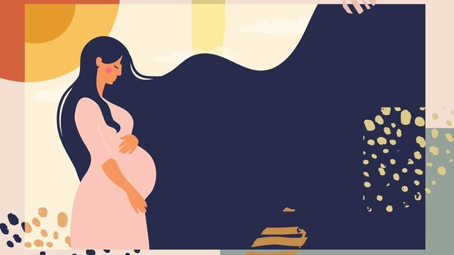 Graphic of pregnant women