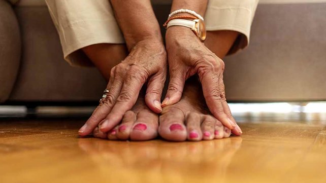 Older women's feet