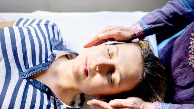 Women receiving Reiki