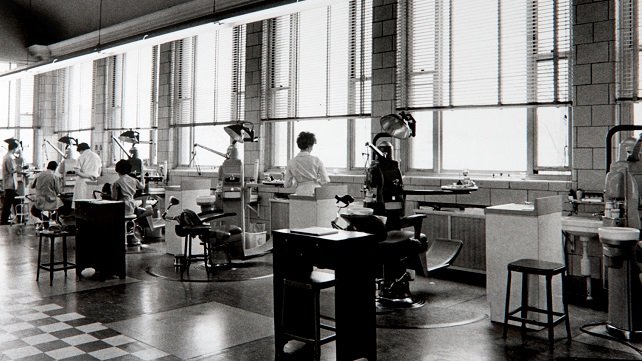 Historical photo of Samuels Sinclair Dental Clinic