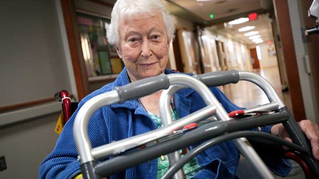 Women in rehabilitation facility