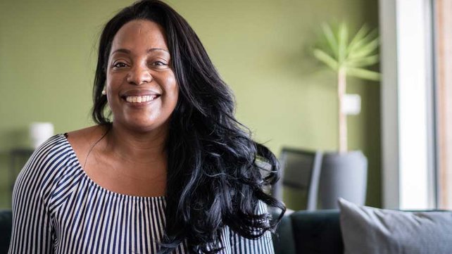 Women sitting on couch