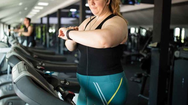 Women exercising at gym