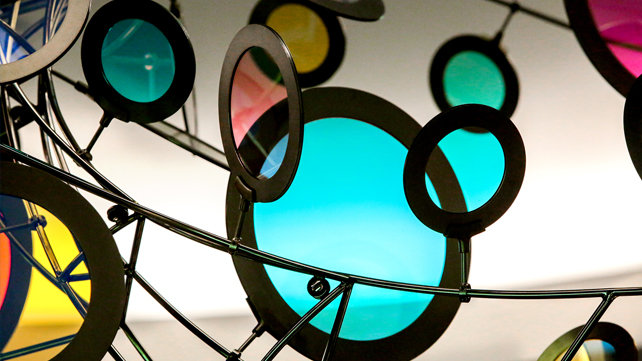 Mobile hanging at Hasbro Children's Hospital