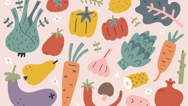 illustration of vegetables