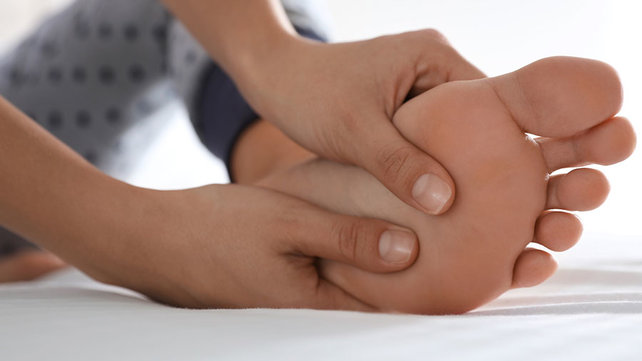 Women with foot pain