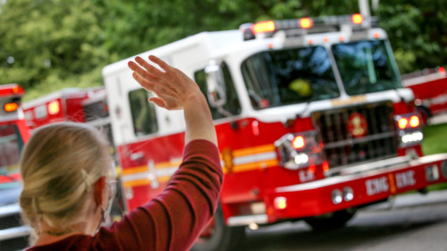 Scout Parade Firetruck