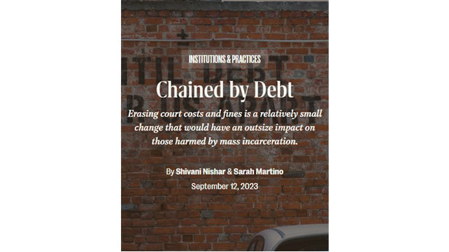 Cover of Chained by Debt report