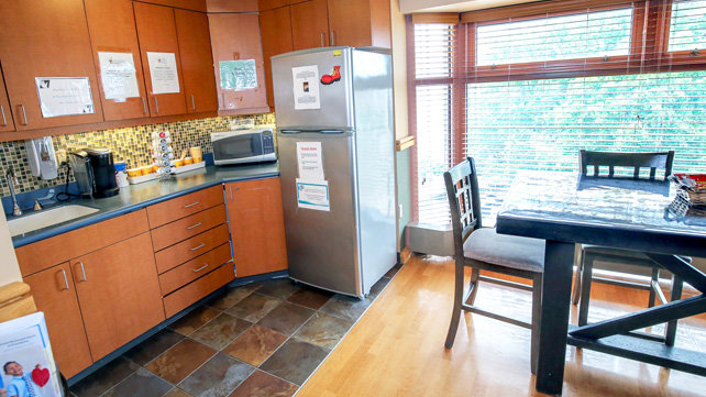 Kitchen area in Ronald MacDonald Family Room