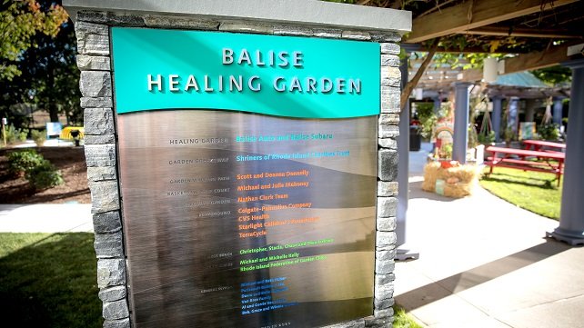 Balise Healing Garden at Hasbro Children's Hospital