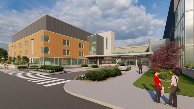 Rendering of renovation project at The Miriam Hospital
